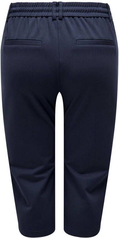 ONLY CARMAKOMA regular fit broek CARGOLDTRASH donkerblauw