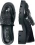 ONLY chunky lak loafers met studs zwart - Thumbnail 3