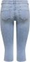 ONLY denim skinny regular waist broek light blue denim - Thumbnail 3
