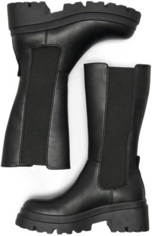 ONLY ONLDOJA-5 PU LONG BOOT NOOS hoge laarzen zwart