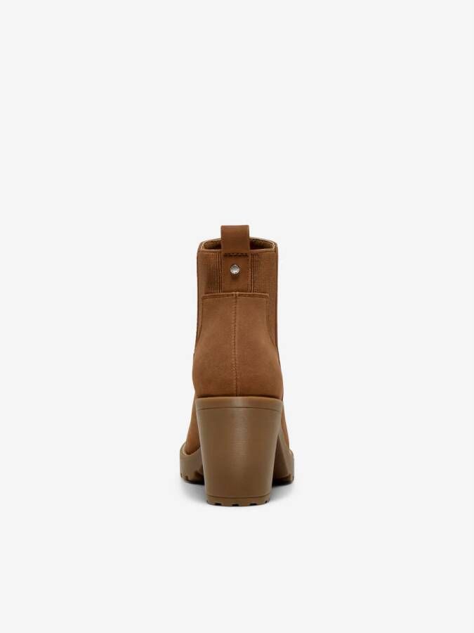 ONLY Onlbarbara Heeled Bootie Noos chelsea boots cognac