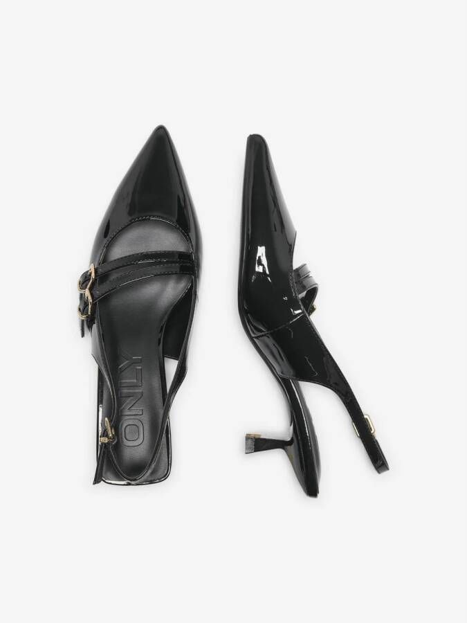 ONLY ONLCoco lak slingback pumps zwart