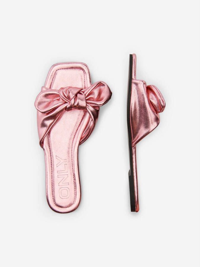 ONLY ONLMILLIE slippers roze metallic