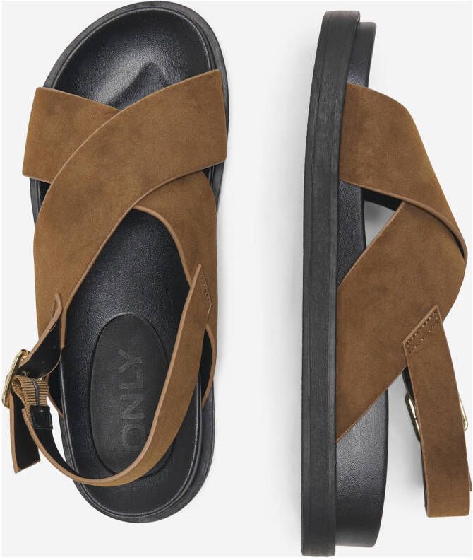 ONLY Onlminnie-2 Pu Slingback Sandal Noos sandalen cognac