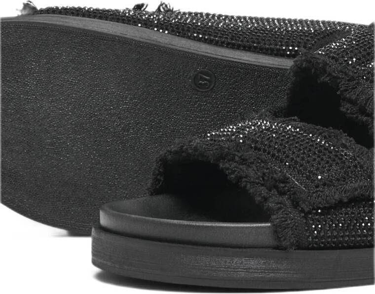 ONLY sandalen met glitters zwart