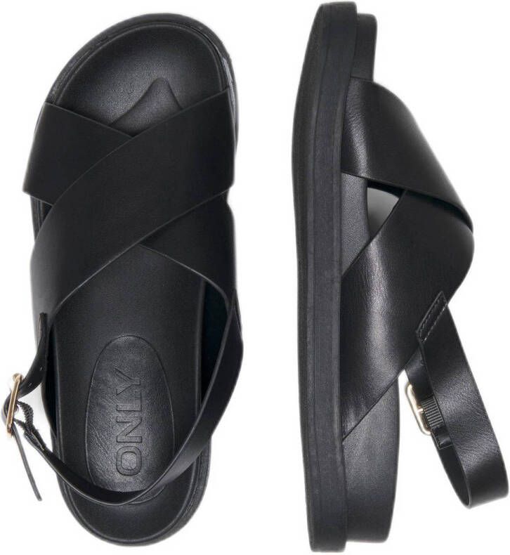 ONLY Onlminnie-2 Pu Slingback Sandal Noos sandalen zwart