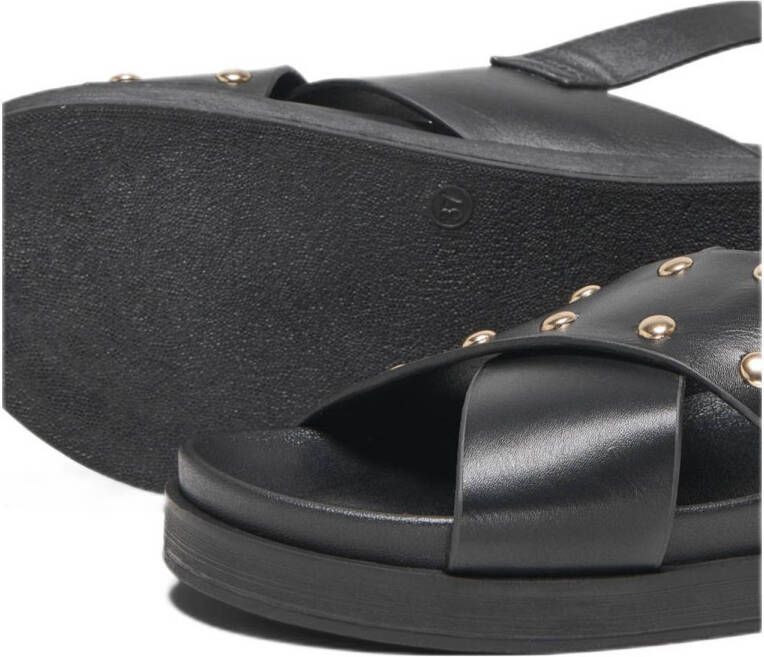 ONLY Onlminnie-15 Pu Studs Sandal sandalen zwart