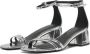 ONLY Onlaylin-5 Pu Strappy Heeled Sandal sandalettes zilver - Thumbnail 3