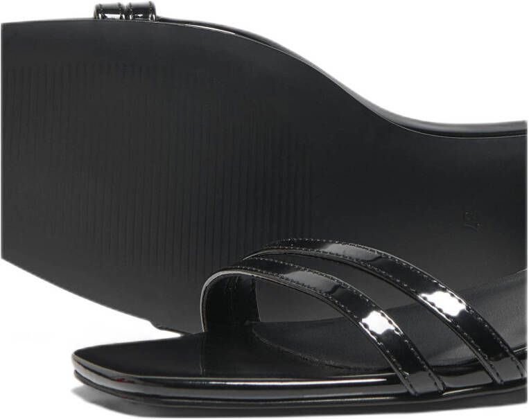 ONLY Onlaylin-5 Pu Strappy Heeled Sandal sandalettes zwart