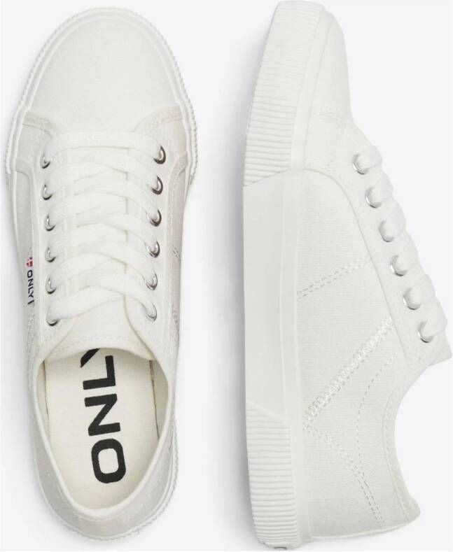 ONLY Onlnicola Canvas Sneaker Noos sneakers wit