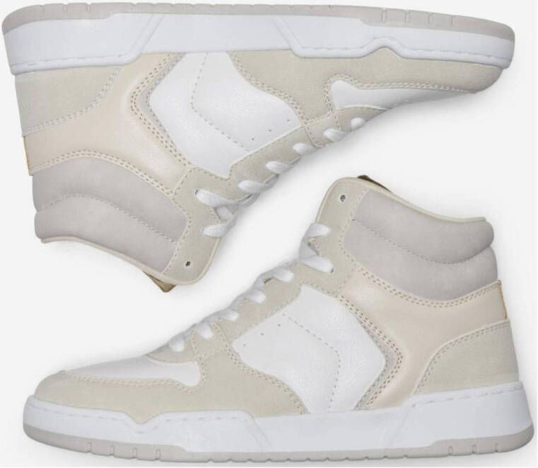 ONLY ONLSWIFT-2 PU HIGH TOP SNEAKER NOOS sneakers wit beige