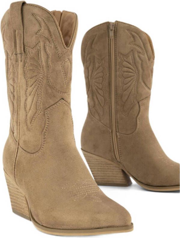 Oxmox cowboylaarzen beige