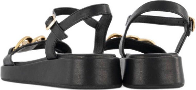 Oxmox sandalen met ketting zwart