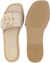 Oxmox slippers met siergesp beige - Thumbnail 4