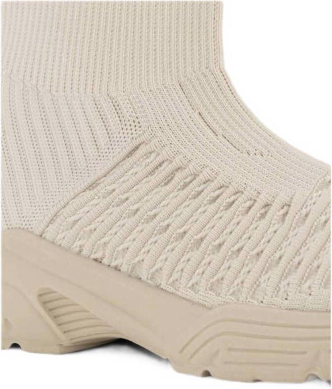 Oxmox sock sneakers beige