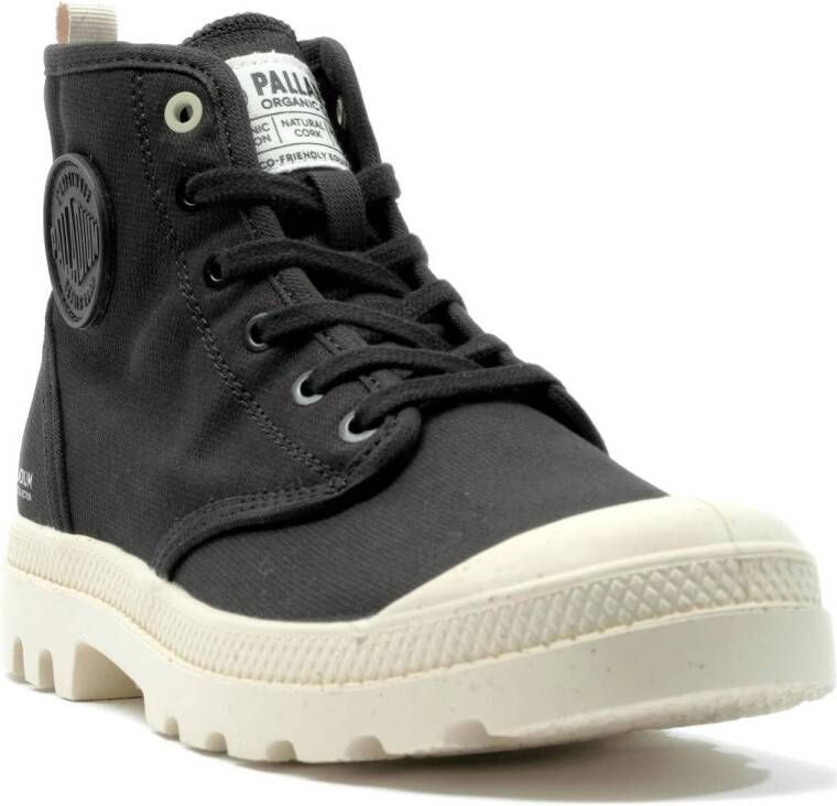 Palladium canvas sneakers zwart