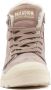 Palladium Pampa Hi Zip Wool leren sneakers taupe - Thumbnail 3