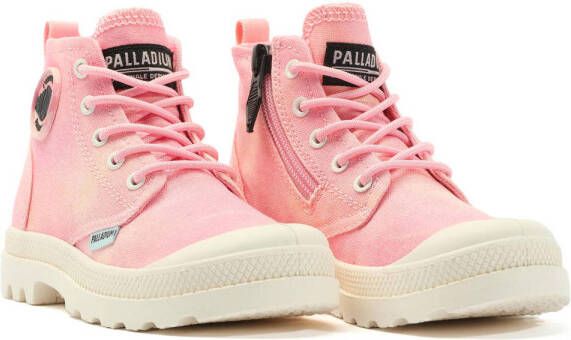 Palladium Pampa Sunset canvas sneakers roze