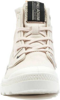 Palladium Pampa Underlayer canvas sneakers wit