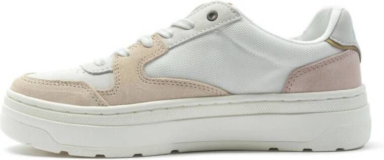 Palladium sneakers wit beige