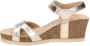 Panama Jack Julia leren sandalen goud - Thumbnail 4