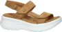Panama Jack Noor suède sandalen cognac - Thumbnail 3