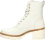 Panama Jack Waterdichte witte leren dameslaars Beige Dames - Thumbnail 3
