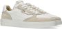 Pantofola d'Oro Piemonte Low leren sneakers beige wit - Thumbnail 4