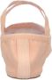 Papillon Balletschoenen Dames PA1014 500 Roze Balletschoentjes Stretch Canvas Splitzool Vaste Elastieken Roze - Thumbnail 4