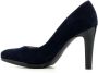 Peter Kaiser Pumps Stiletto Dames Damesschoenen Suède Naaldhak hoogte 10 cm 78911 Blauw - Thumbnail 7
