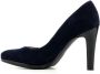 Peter Kaiser Pumps Stiletto Dames Damesschoenen Suède Naaldhak hoogte 10 cm 78911 Blauw - Thumbnail 2