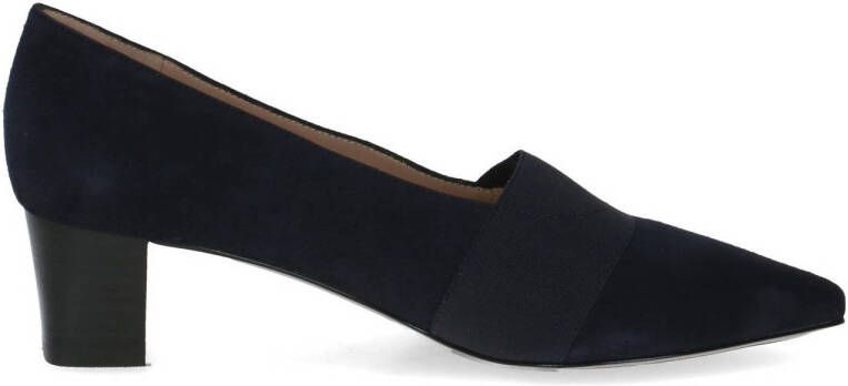 Peter Kaiser Genova suède pumps donkerblauw