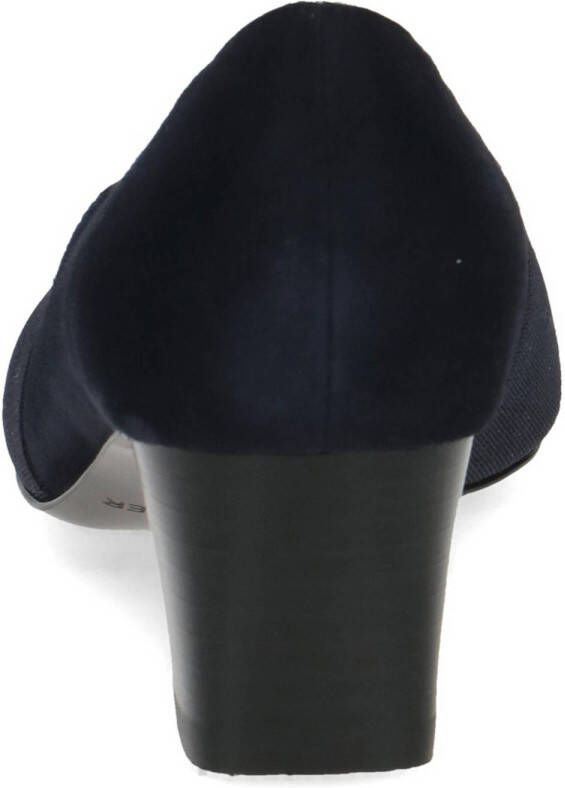 Peter Kaiser Genova suède pumps donkerblauw