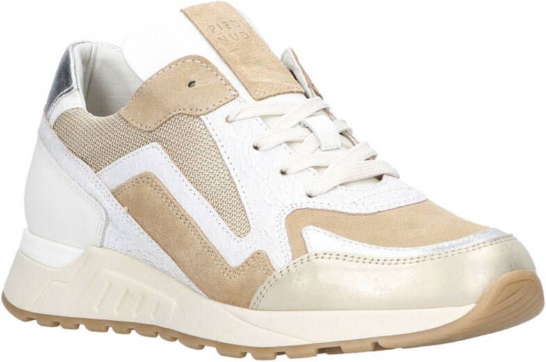 Piedi Nudi Selva 13.08 leren sneakers beige wit