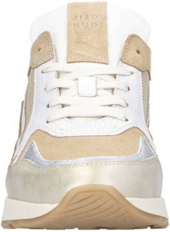 Piedi Nudi Selva 13.08 leren sneakers beige wit