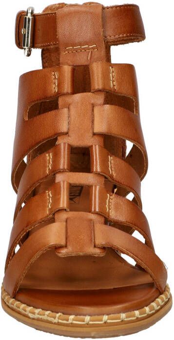 Pikolinos Blanes leren sandalen cognac
