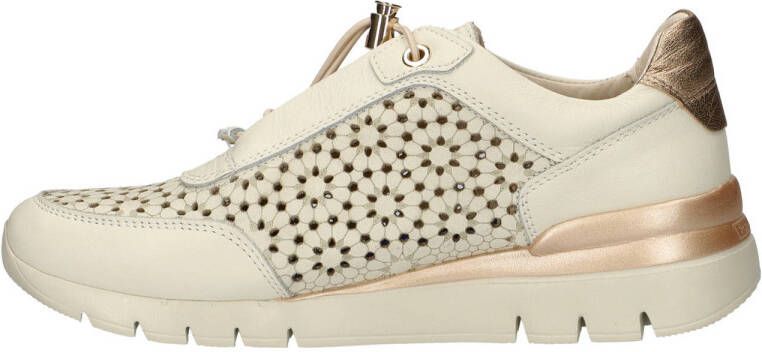 Pikolinos Cantabria comfort leren veterschoenen ecru