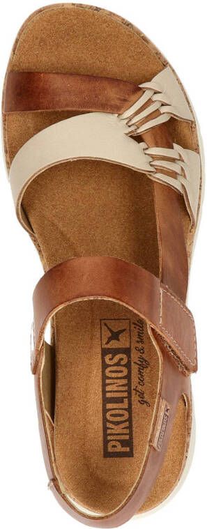 Pikolinos Palma leren sandalen cognac