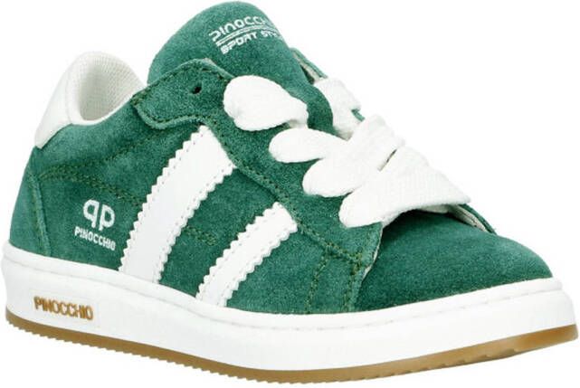 Pinocchio suède sneakers groen