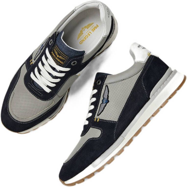 PME Legend Aircobra leren sneakers donkerblauw