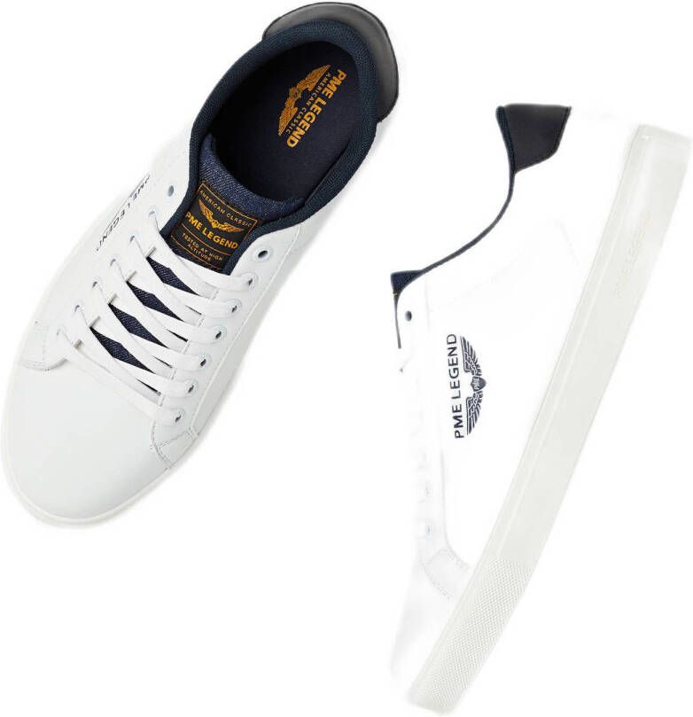 PME Legend Carior leren sneakers wit