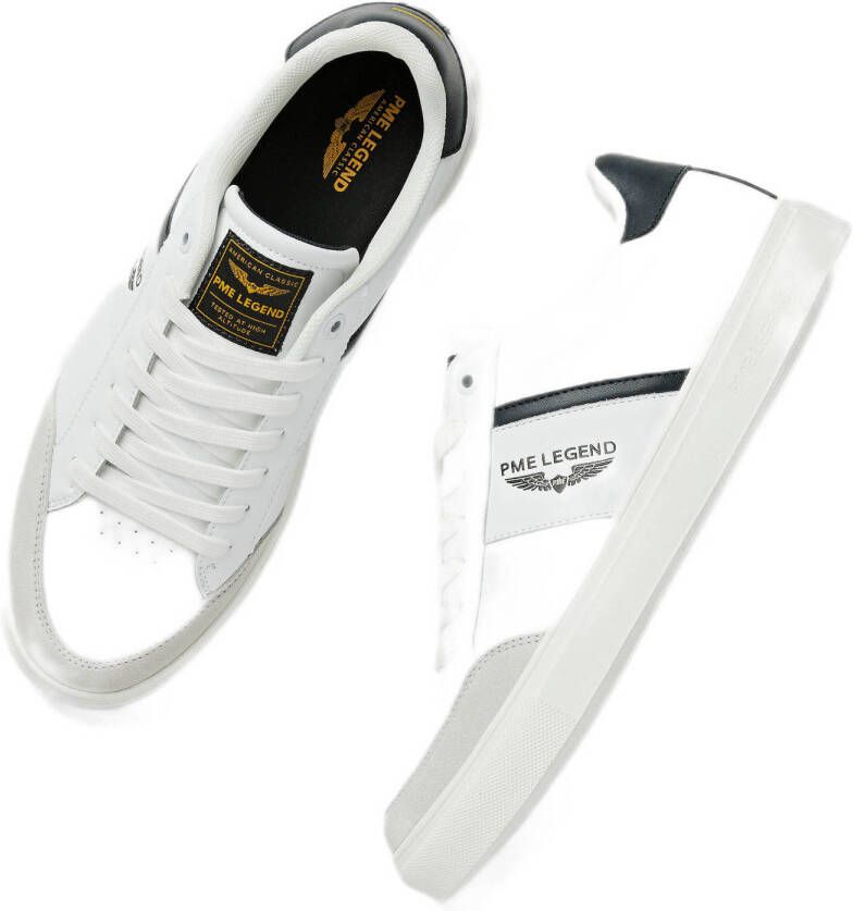 PME Legend Eclipse sneakers wit donkerblauw