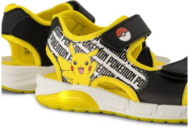 Pokémon sandalen donkerblauw geel