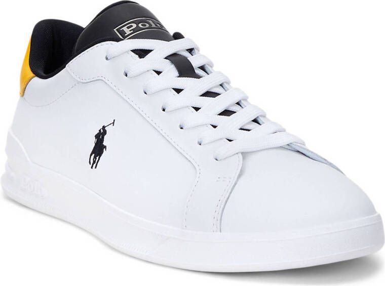 POLO Ralph Lauren Heritage Court leren sneakers wit
