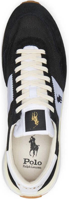 POLO Ralph Lauren Train 89 leren sneakers zwart wit