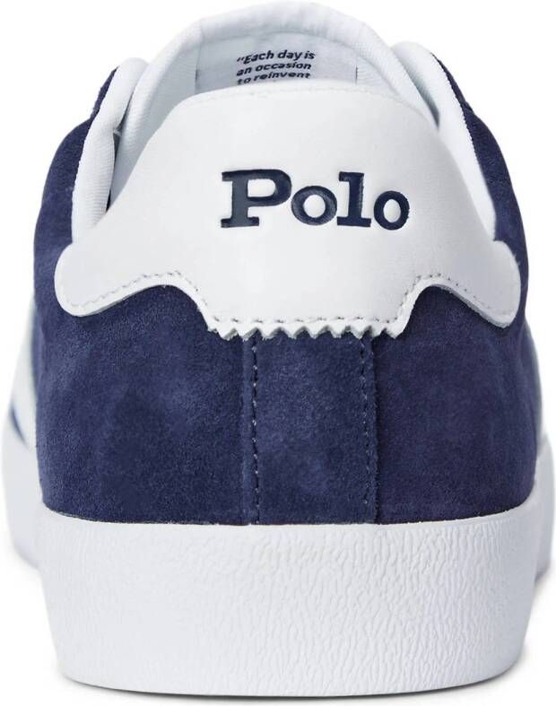 POLO Ralph Lauren suède sneakers donkerblauw