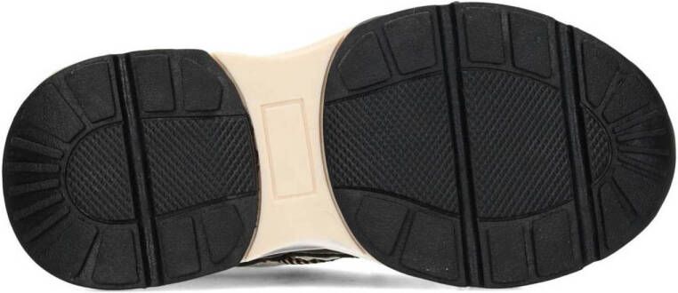 POSH by Poelman Ayoki chunky sneakers beige zwart