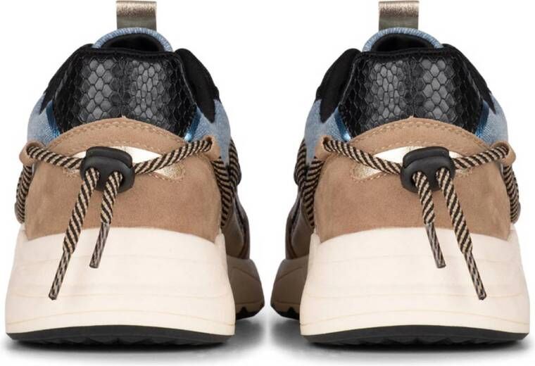 POSH by Poelman Cari chunky sneakers blauw beige