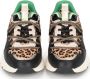 POSH by Poelman Cari chunky sneakers zwart panterprint - Thumbnail 4