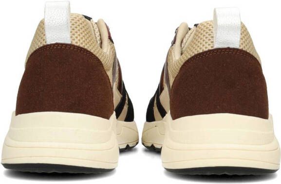 POSH by Poelman Carocel chunky sneakers beige koper zwart